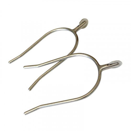 ESPUELÃN DE REJONEO GALLO CORTO CON MONEDA INOX 2