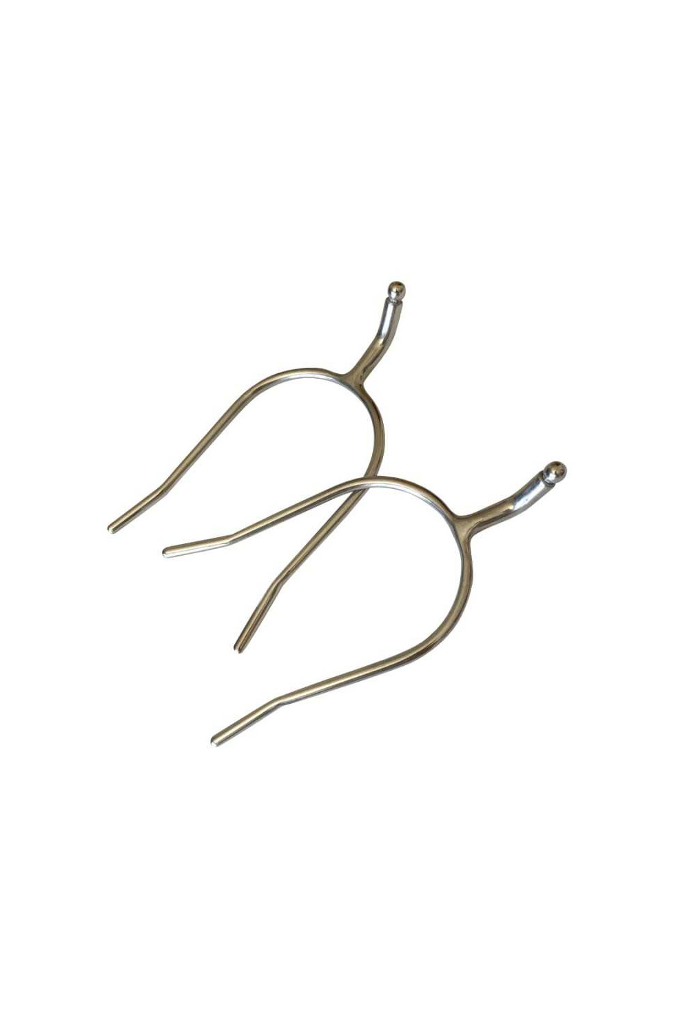 ESPUELÃN DE REJONEO CURVO CON BOLA INOX