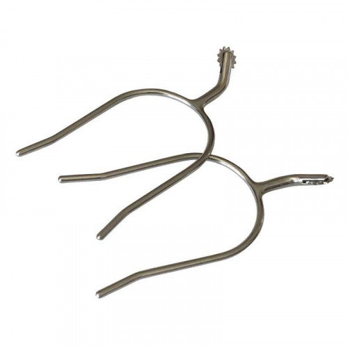 ESPUELÃN DE REJONEO MODELO VIENA CON ESTRELLA INOX 2