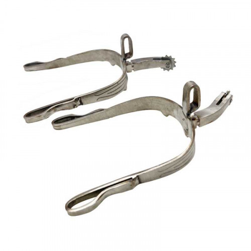 Espuela vaquera inox gallo vuelto ruleta inglesa econÃ³mica 2