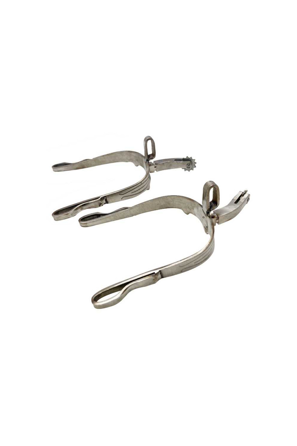 Espuela vaquera inox gallo vuelto ruleta inglesa econÃ³mica