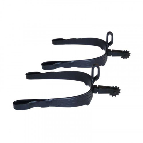 Espuela vaquera pavonada gallo recto ruleta inglesa econÃ³mica 2