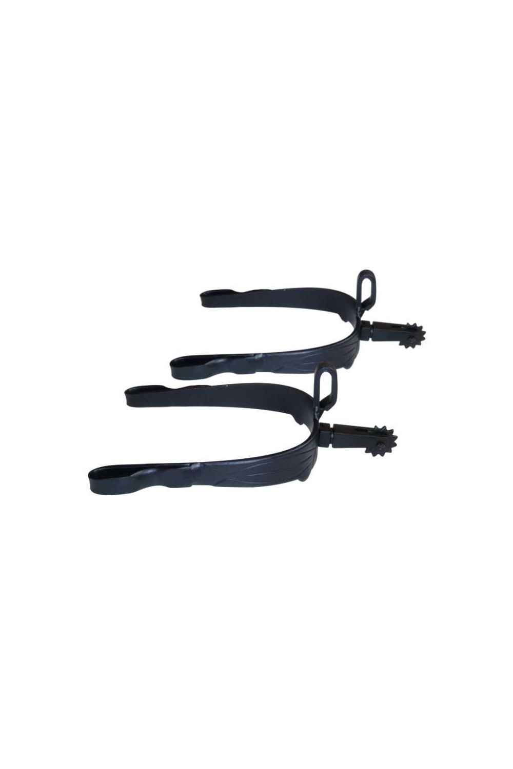 Espuela vaquera pavonada gallo recto ruleta inglesa econÃ³mica