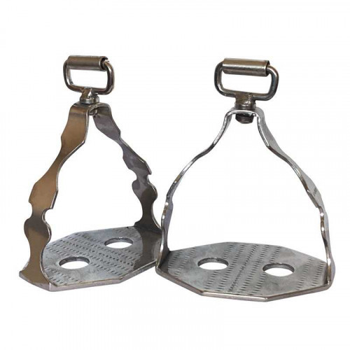 ESTRIBO ESPAÃ‘OL DE ALTA ESCUELA ACERO INOX. ECONÃ“MICO 2