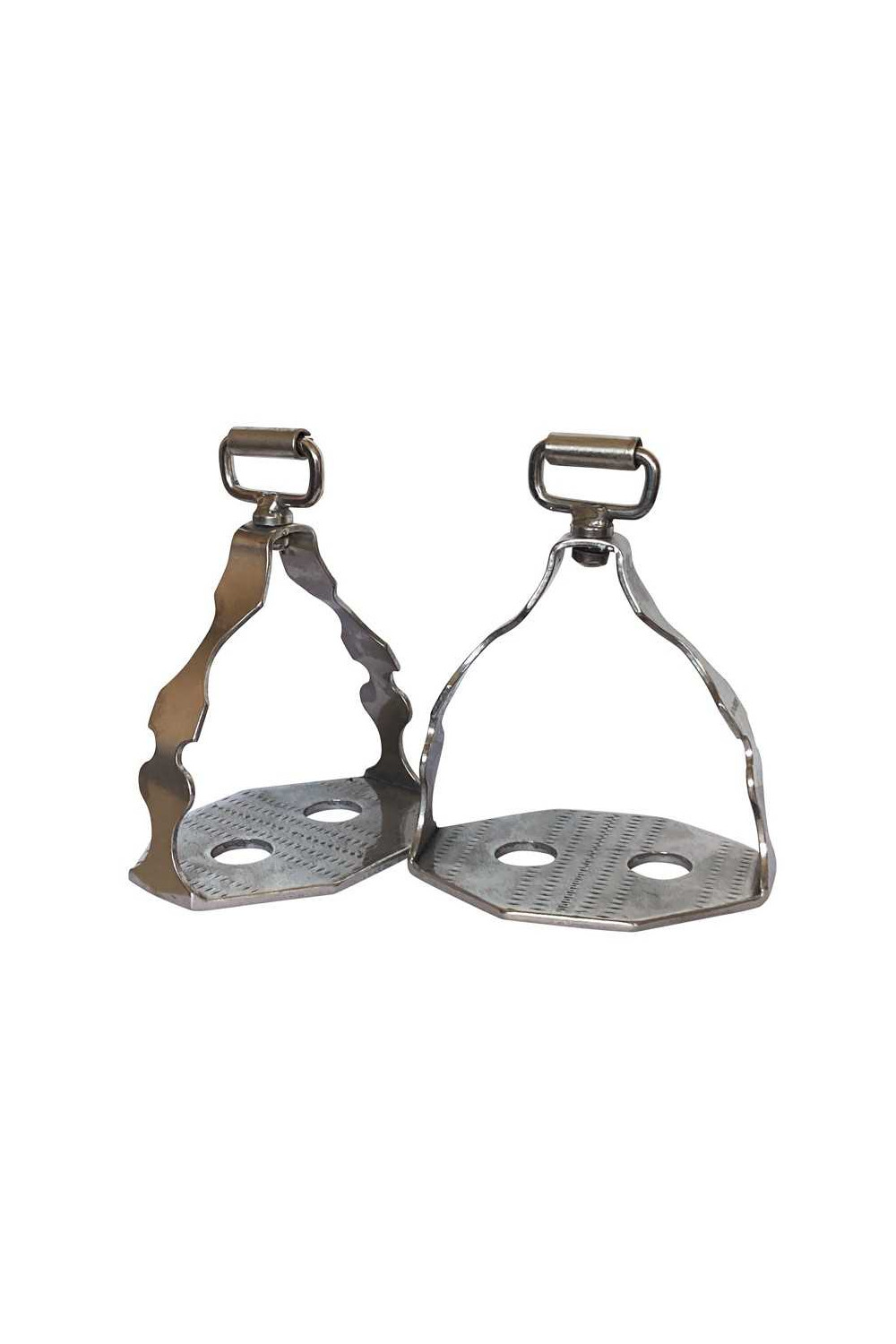 ESTRIBO ESPAÃ‘OL DE ALTA ESCUELA ACERO INOX. ECONÃ“MICO