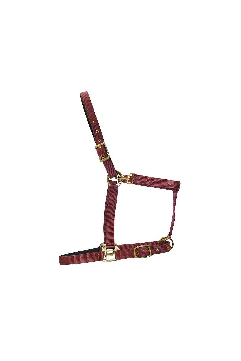 CABEZADA DE NYLON CON REFUERZO DE CUERO