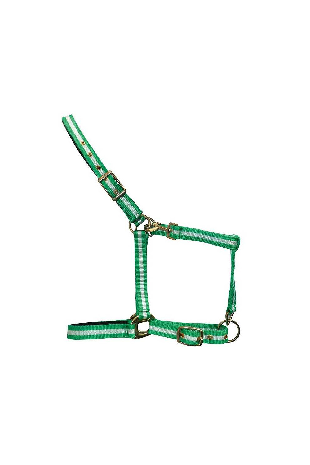 CABEZADA DE NYLON CON REFUERZO DE CUERO