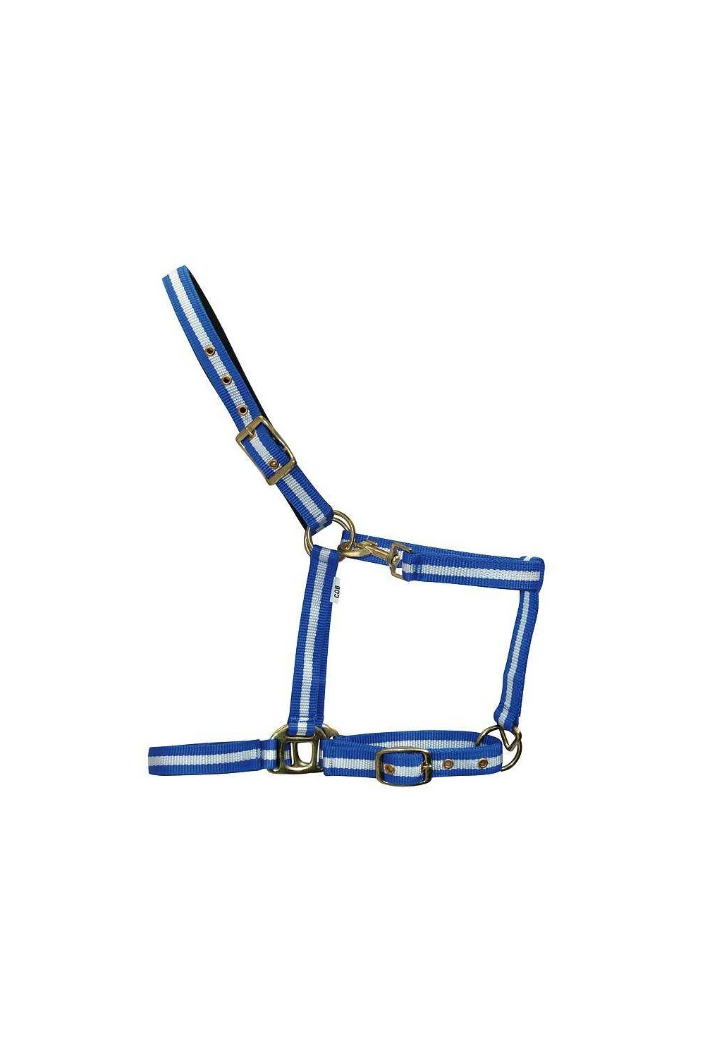 CABEZADA DE NYLON CON REFUERZO DE CUERO