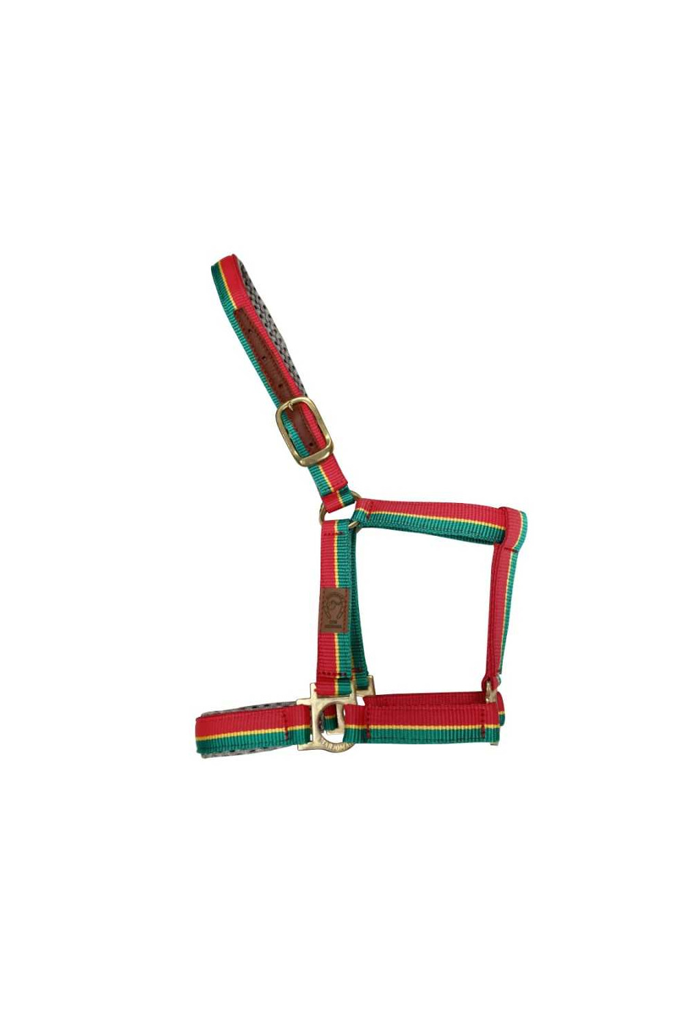 CABEZADA MARJOMAN DE NYLON DOBLE CON REFUERZOS DE CUERO