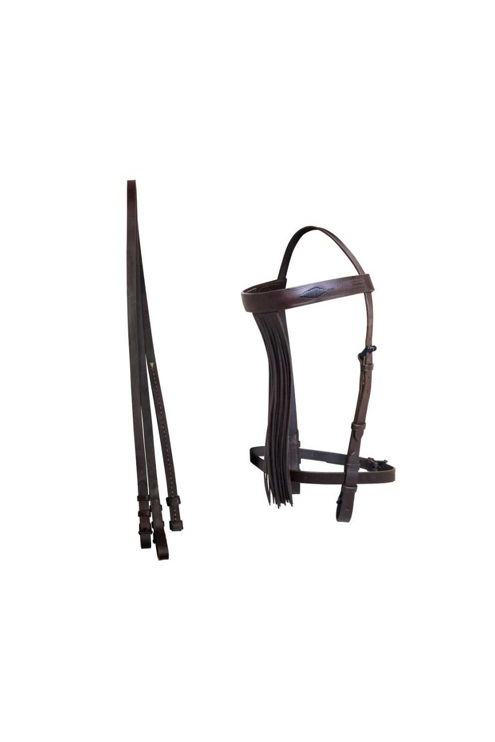 CABEZADA VAQUERA ECONÃ“MICA CON RIENDAS