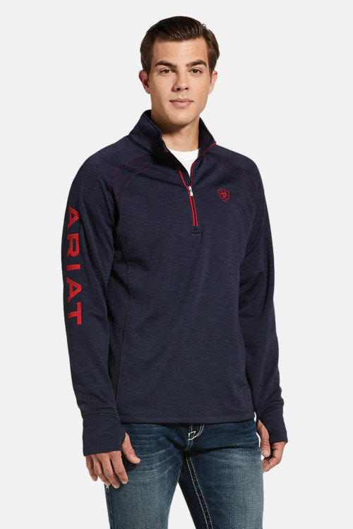 Sudadera ariat tek team 1/2 zip hombre 2