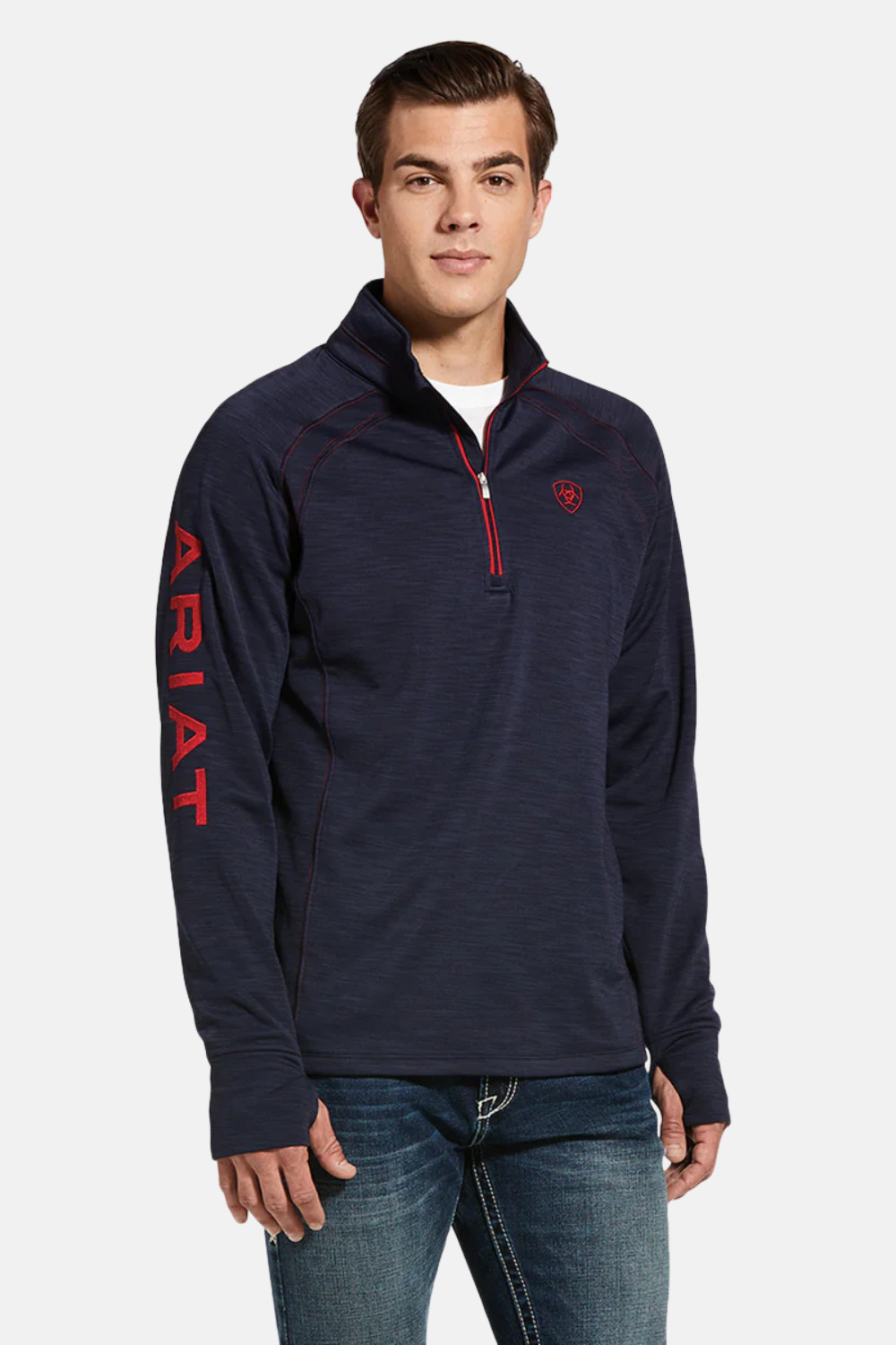 Sudadera ariat tek team 1/2 zip hombre