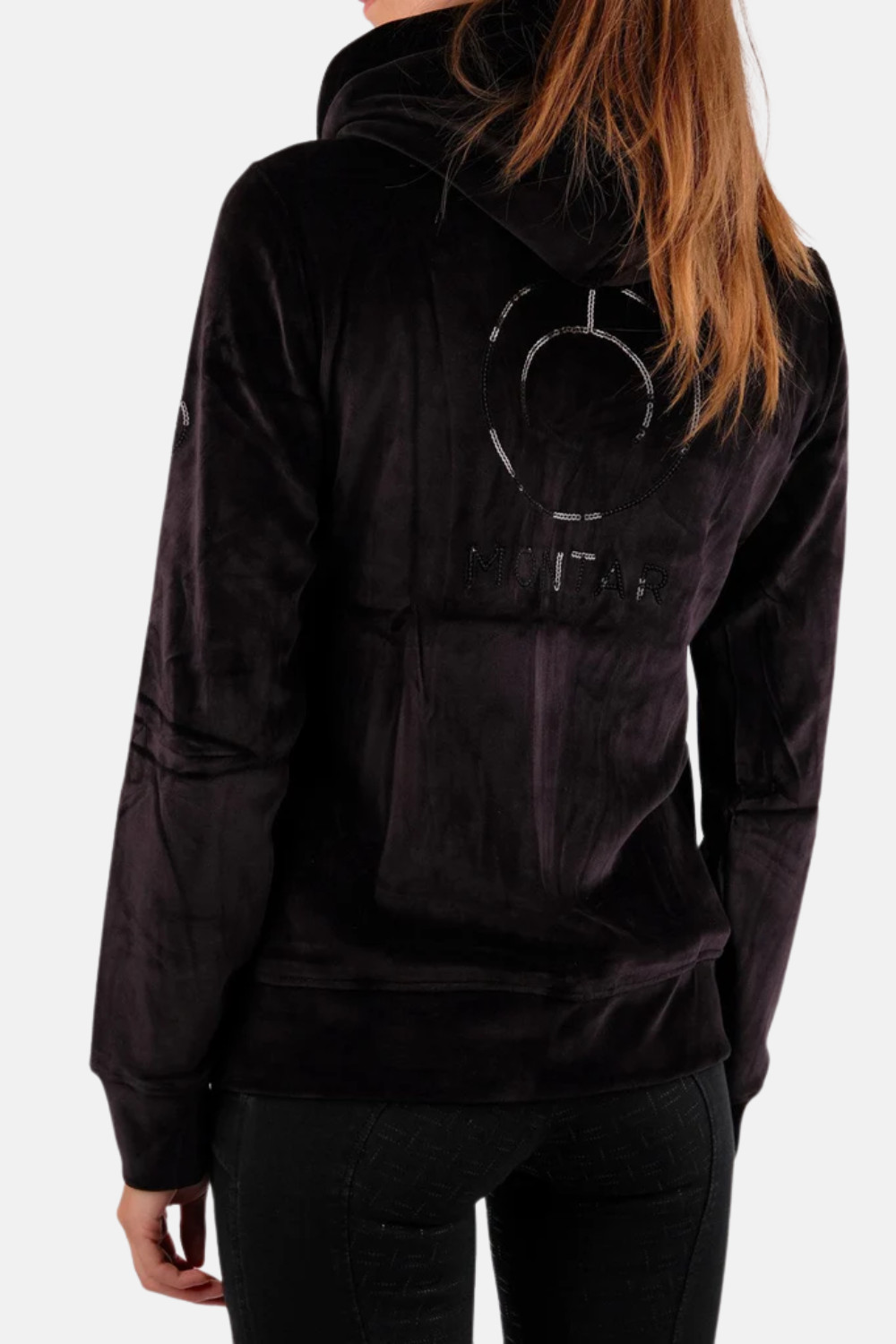 SUDADERA CON LENTEJUELAS DE TERCIOPELO MONTAR