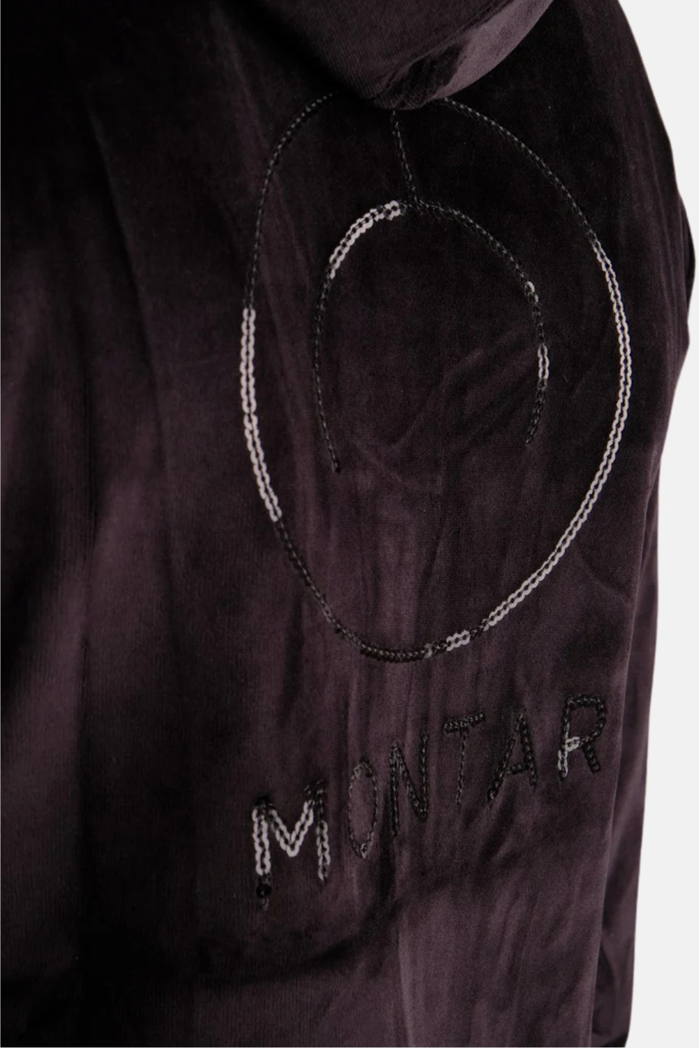 SUDADERA CON LENTEJUELAS DE TERCIOPELO MONTAR