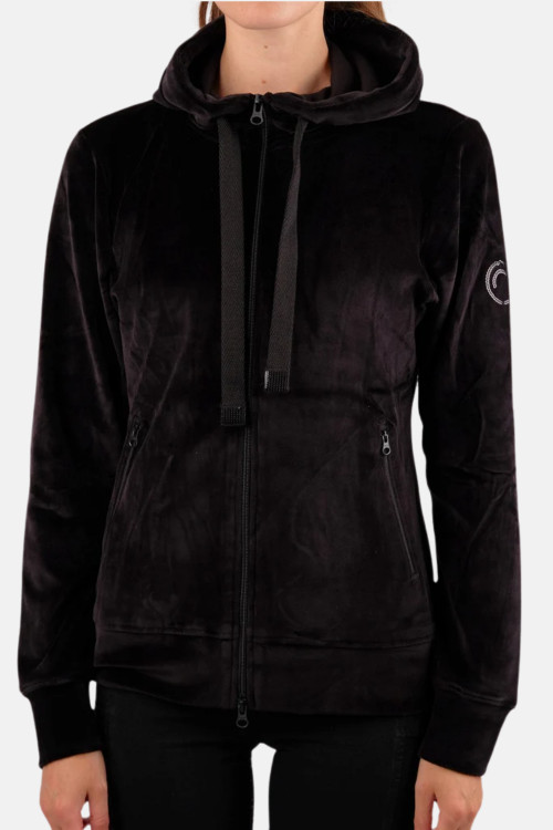 SUDADERA CON LENTEJUELAS DE TERCIOPELO MONTAR