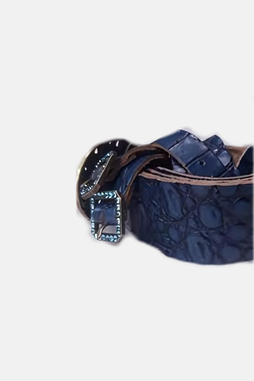 CINTURON KLEA AZUL TACHUELA