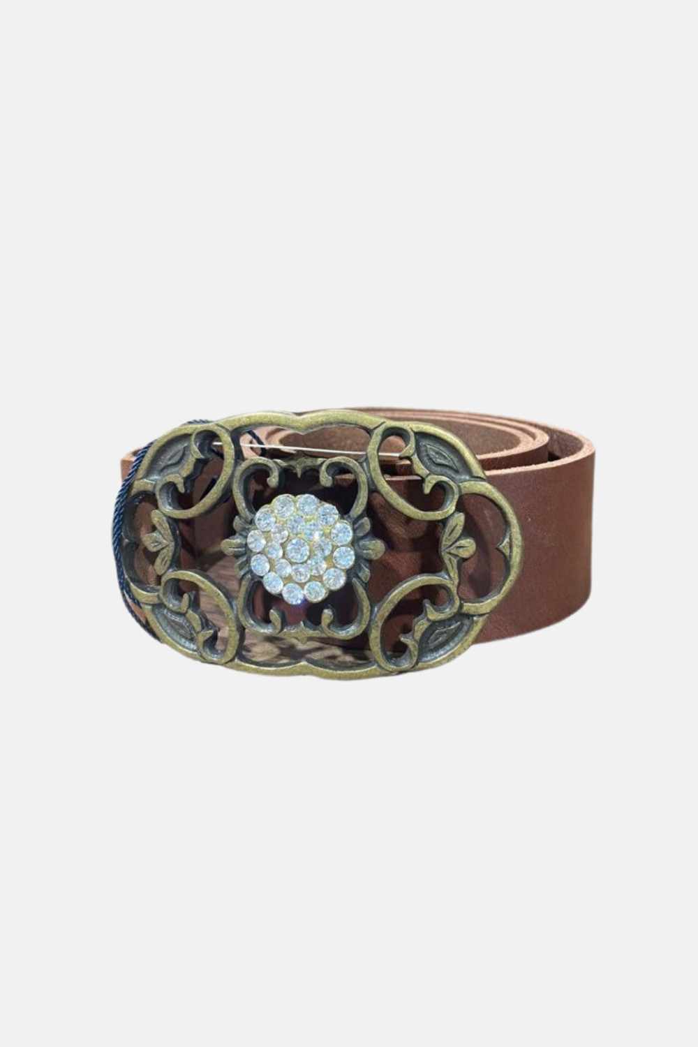 CINTURON KLEA MARRON CON TACHUELA