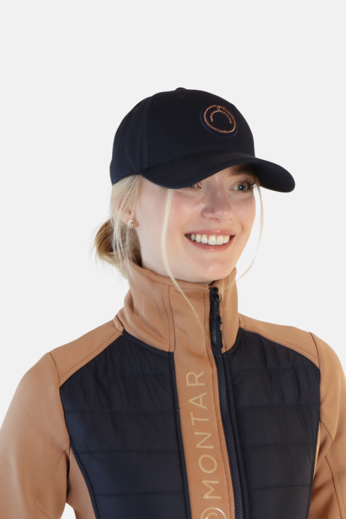 GORRA ROSEGOLD CRYSTAL MONTAR