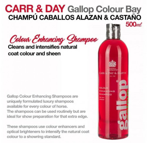 ZAL C&D CHAMPÚ CABALLOS ALAZÁN & CASTAÑO 500ml