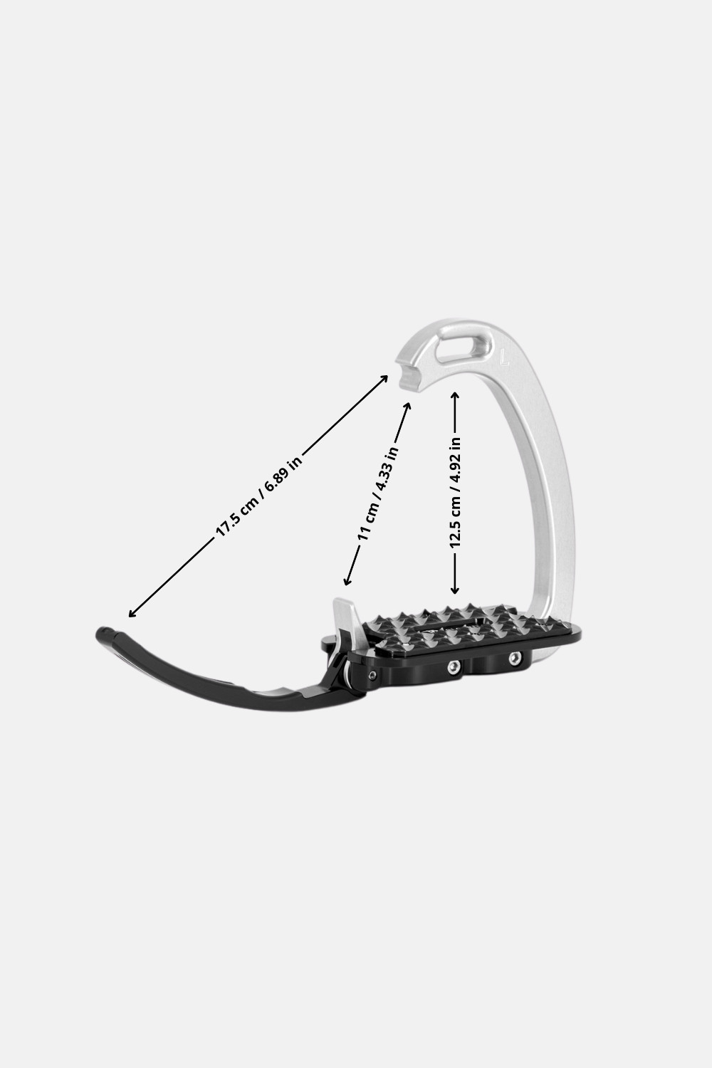Estribo ingles tech stirrups venice sloped evo seguridad (par)