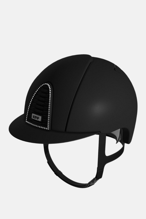 CASCO CROMO 2.0 CUSTOM BLACK BRILLANTES KEP