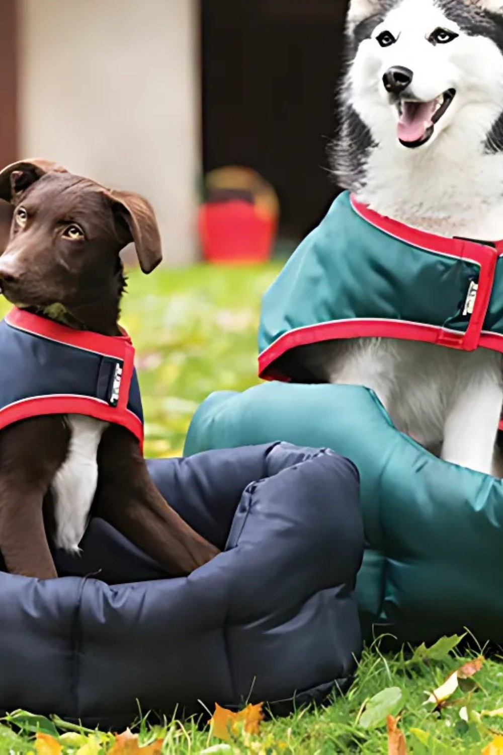 Manta rambo para perros impermeable con forro