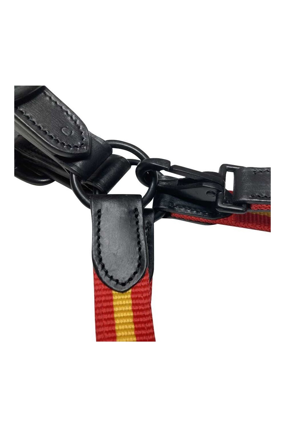 Cabezada de nylon y cuero bandera espaÃ±ola