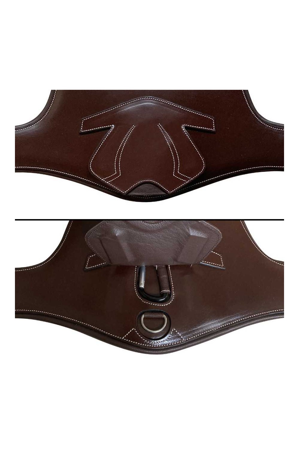 Cincha de salto con baveta y solapa magnÃ©tica