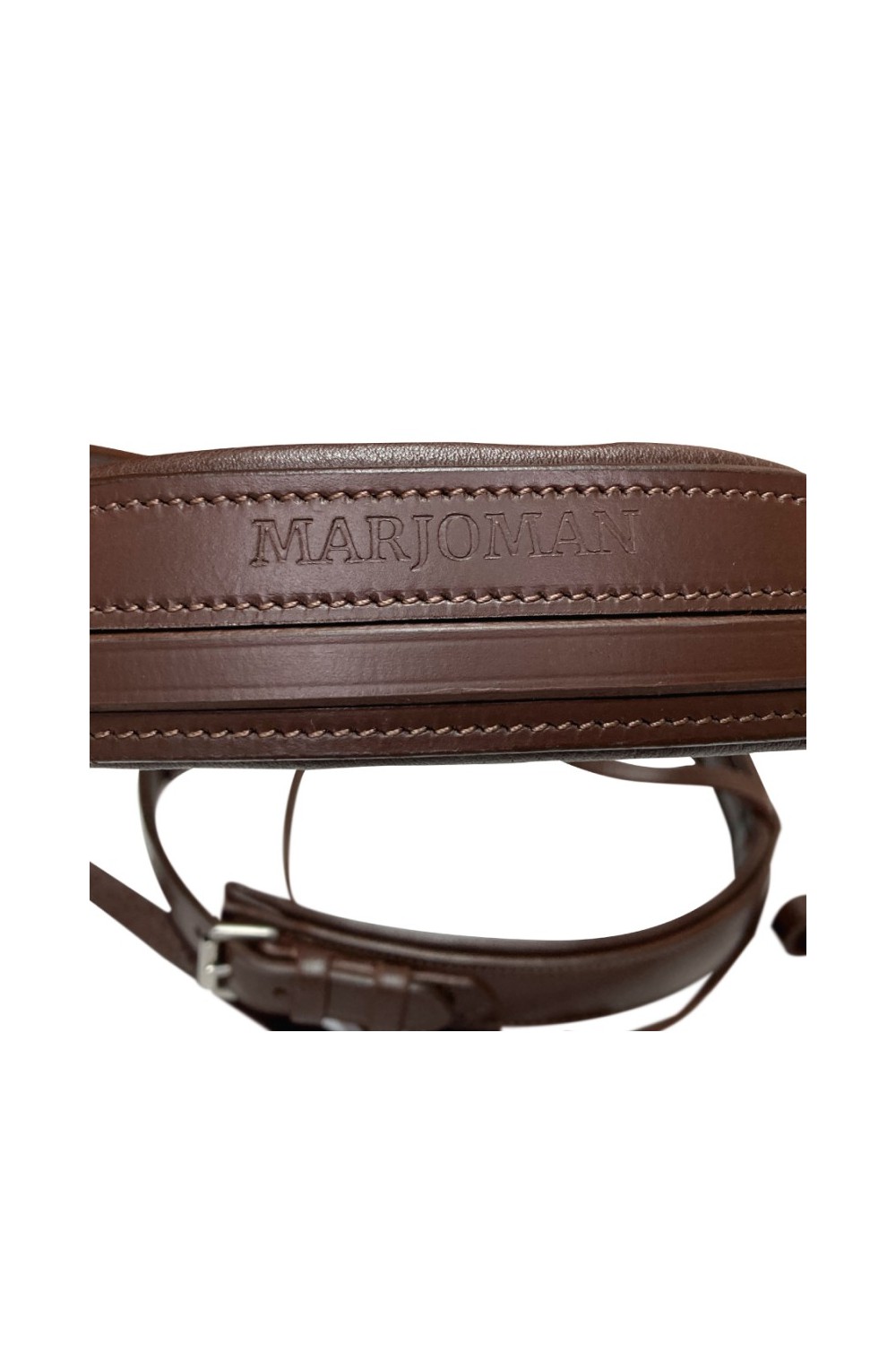 Cabezada para filete ergonÃ³mica con frontalera decorada y riendas de goma