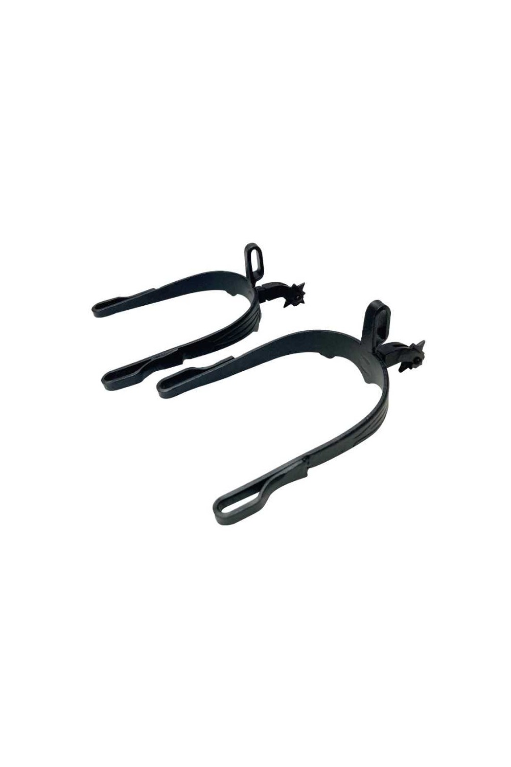 Espuela vaquera pavonada gallo corto curvo econÃ³mica