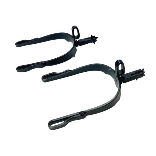 Espuela vaquera pavonada gallo recto econÃ³mica 2