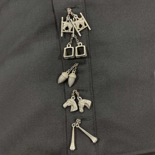 Cairel de metal envejecido (unidad) 2