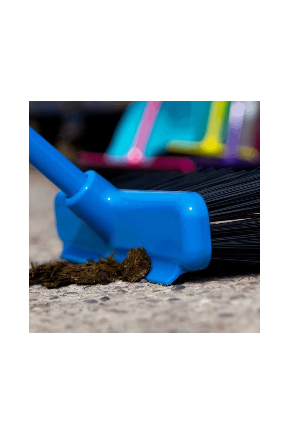 Cepillo de barrendero Red Gorilla, 30 cm, con mango