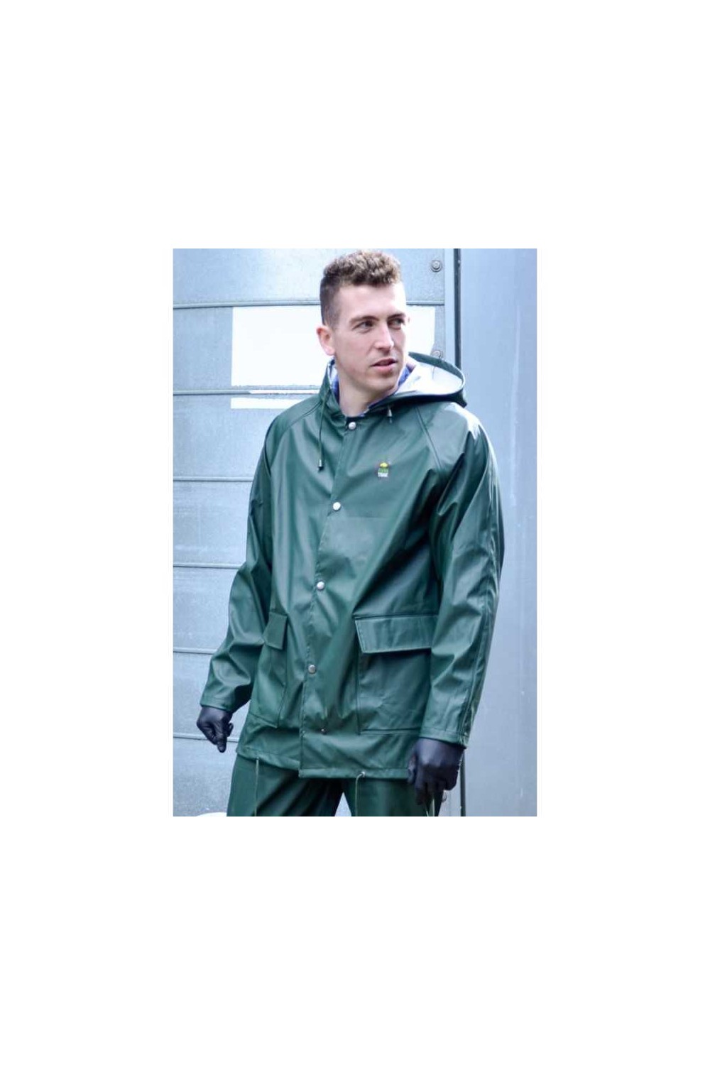 Impermeable Farmtrak con capucha