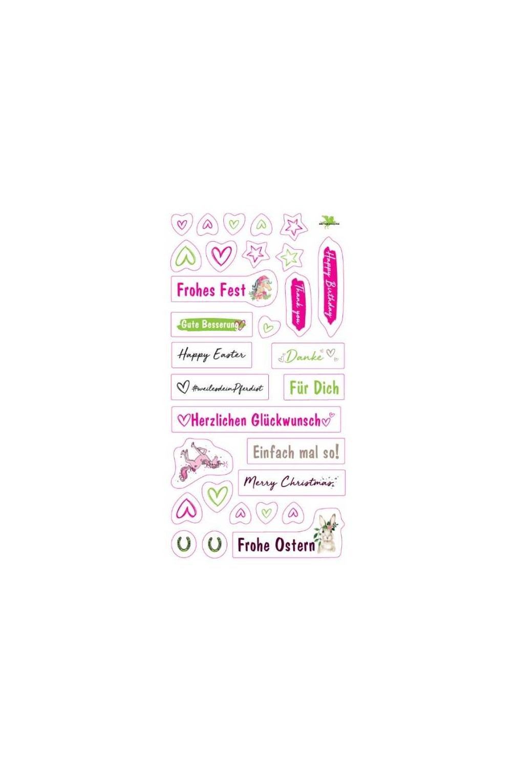 Set de cepillo de brillo + acondicionador Unicorn Bense & Eicke