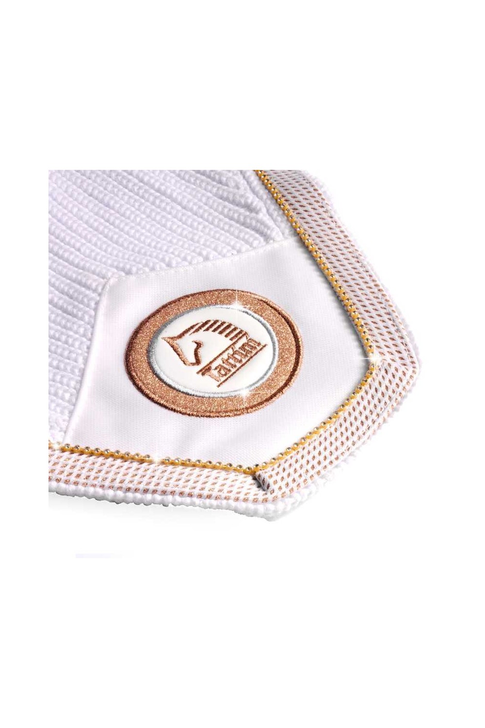 Mosquero con orejeras oro rosa a juego con la mantilla 1225299