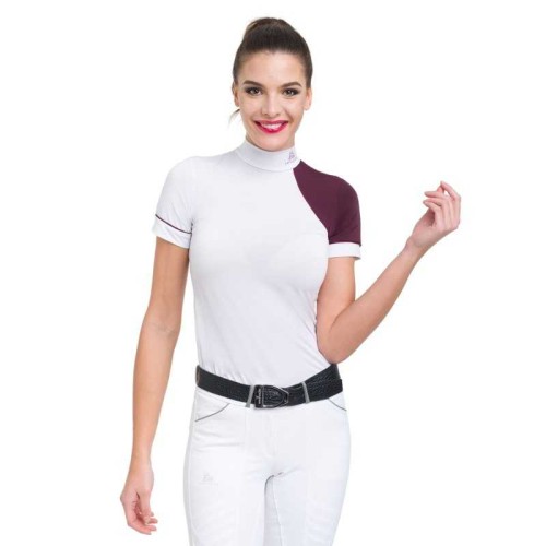 Camiseta hÃ­pica de concurso SIMPLY DAME manga corta Cavalliera 2