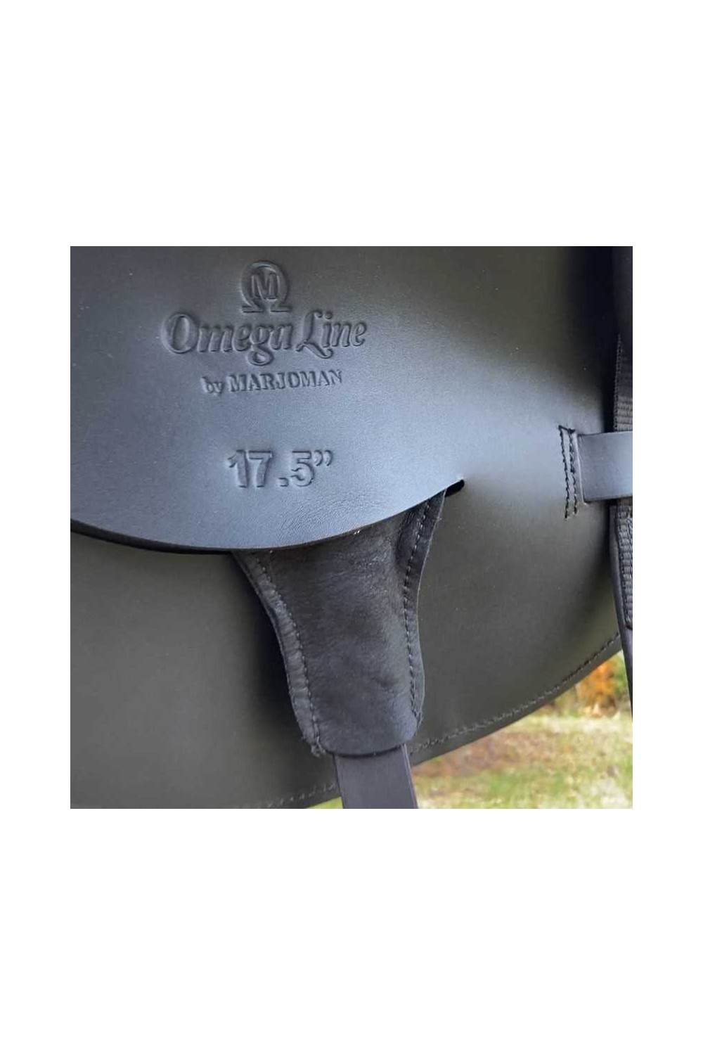 Silla de doma Omega monofaldÃ³n muslera con puentes intercambiables