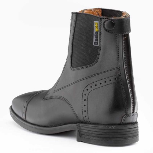 Botines DaslÃ¶ Gold de cuero con cordones elÃ¡sticos 2