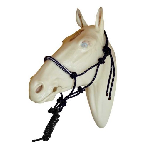 Cabezada de nudos con muserola forrada con ramal 2