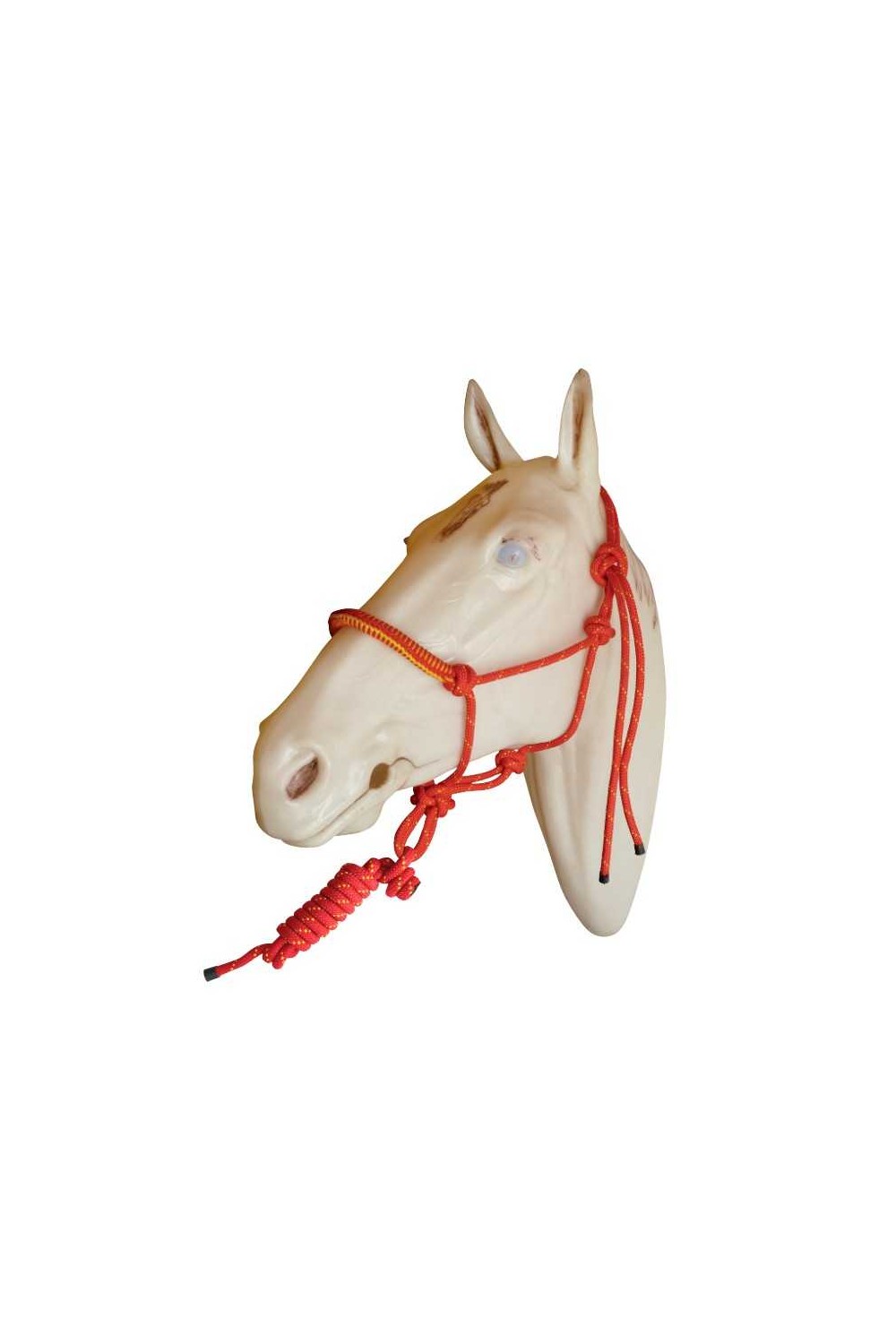 Cabezada de nudos con muserola forrada con ramal