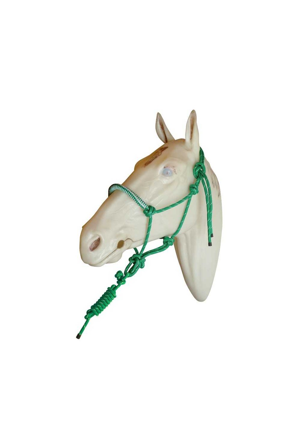 Cabezada de nudos con muserola forrada con ramal