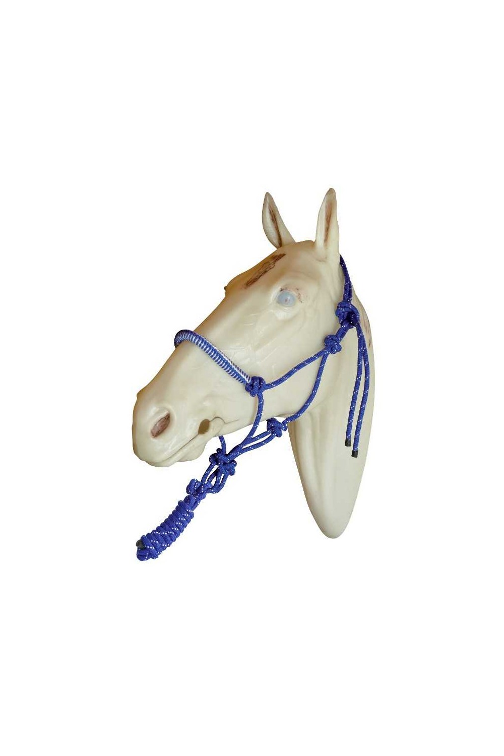 Cabezada de nudos con muserola forrada con ramal