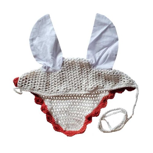 MOSQUERO DE GANCHILLO CON CUBREOREJAS EN RASO 2