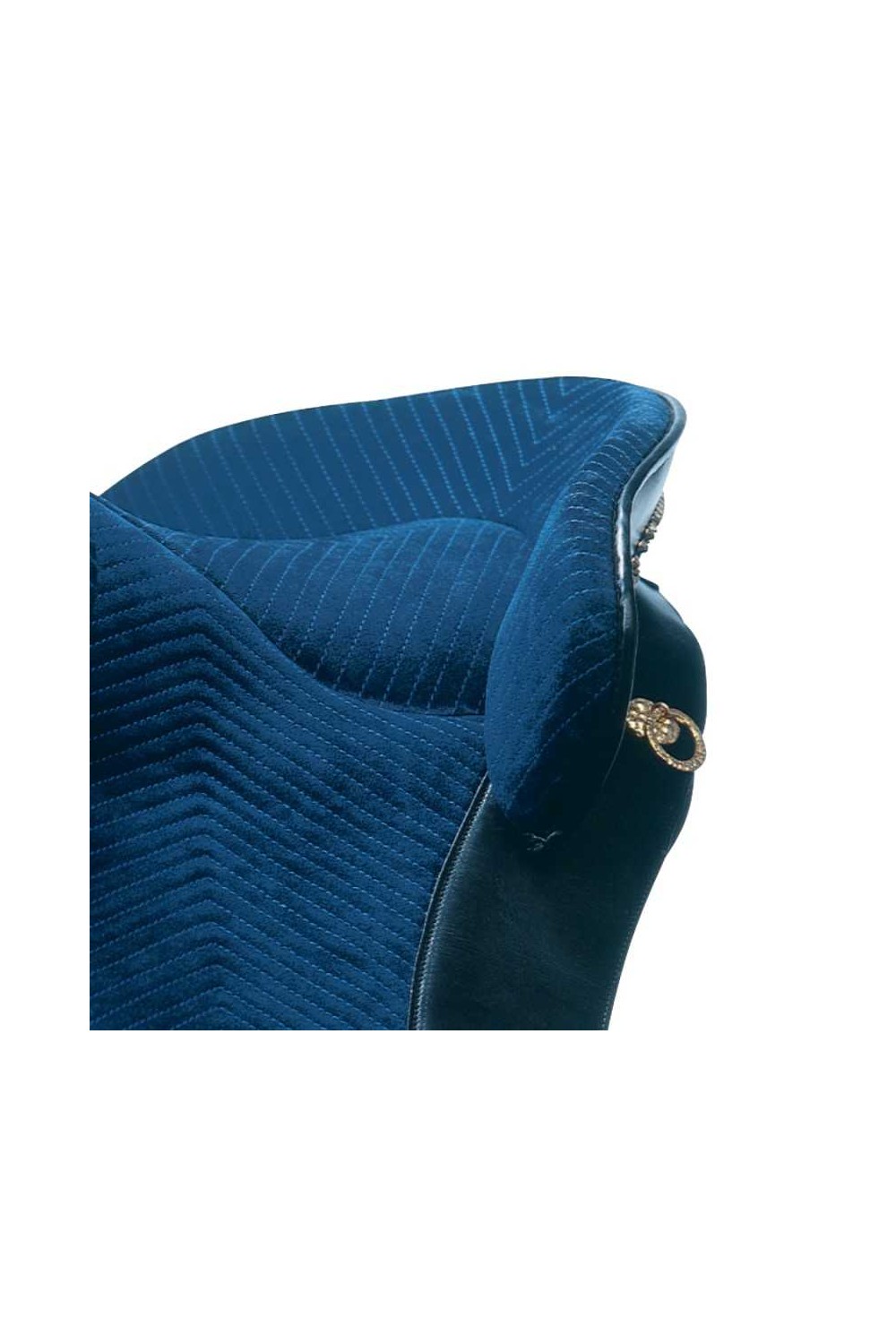 ANILLA DE CORTESÃA DORADA PARA SILLA PORTUGUESA CON ESPIGA (UNIDAD)