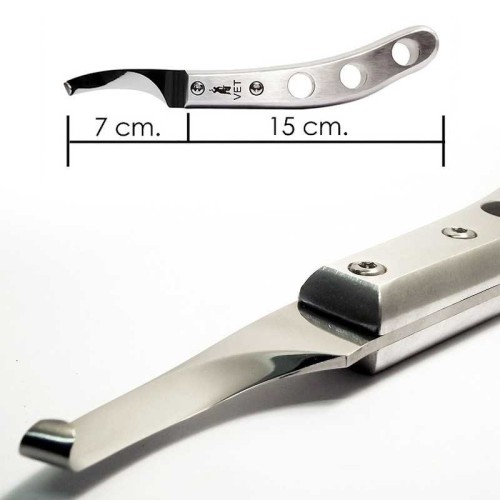 LEGRA ICAR VET CUCHILLA CLÃSICA MANGO DE ALUMINIO 2