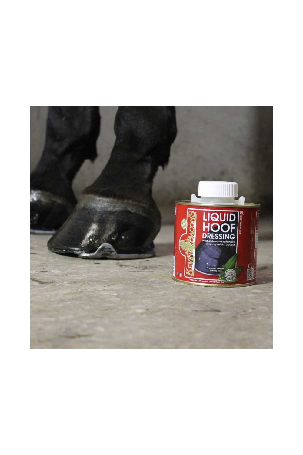 KEVIN BACON'S LIQUID HOOF DRESSING. ACEITE PARA CASCOS CON BROCHA