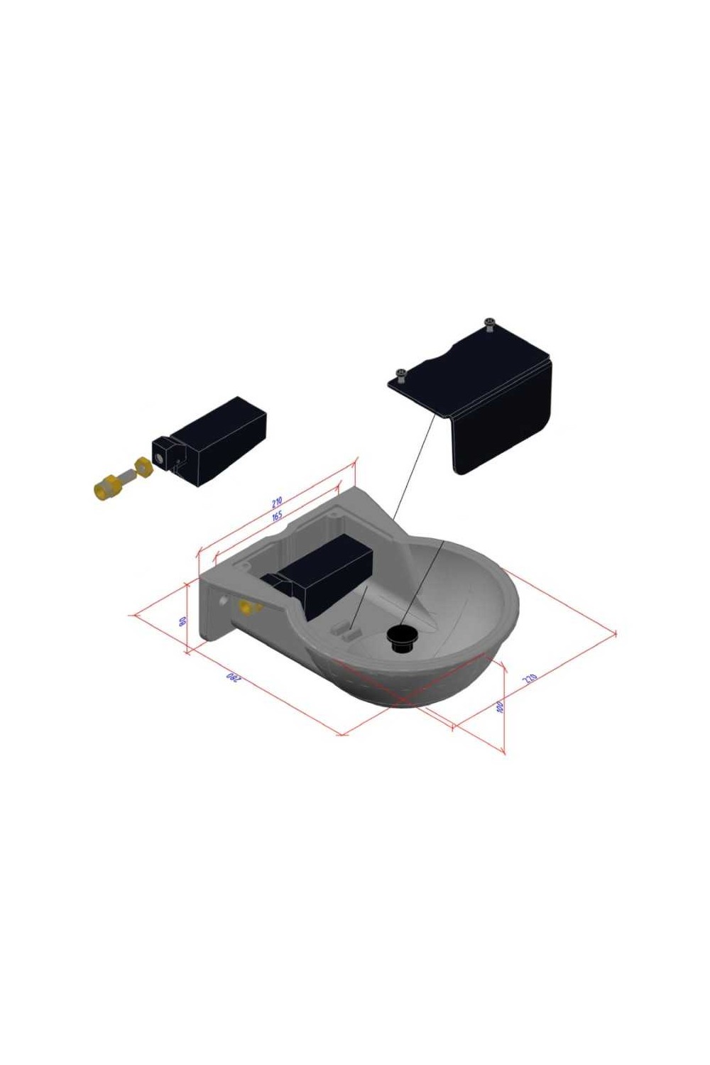 BEBEDERO DE NIVEL CONSTANTE