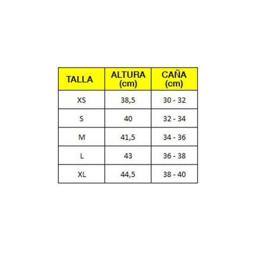 POLAINAS TATTINI CUERO BRILLANTE NEGRO CAÃ‘A XS 2