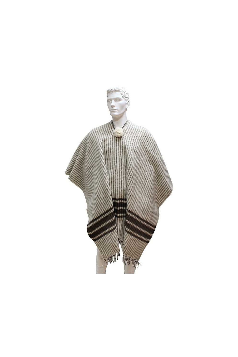PONCHO DE LANA PARA NIÃ‘O
